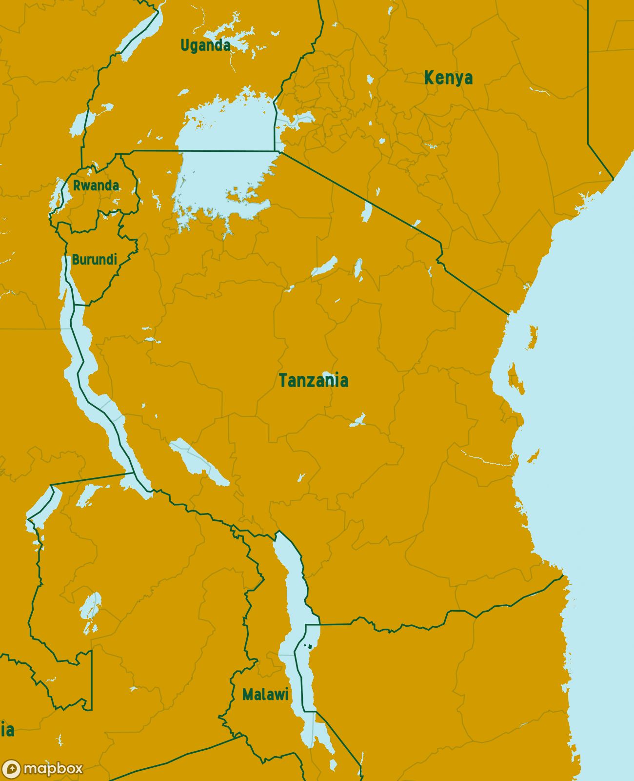 Tarangire National Park Map Preview