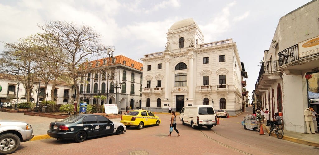 Vacation your way: see what you want to see, and do what you want to do. Architecture In Panama Image: A view of a quiet city street shows us the cream coloured facades of Panama's old architecture.