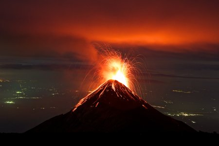 Fuego Volcano Image