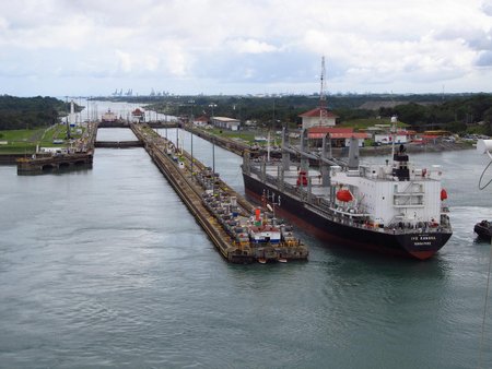 Gatun Locks Panama Canal Image