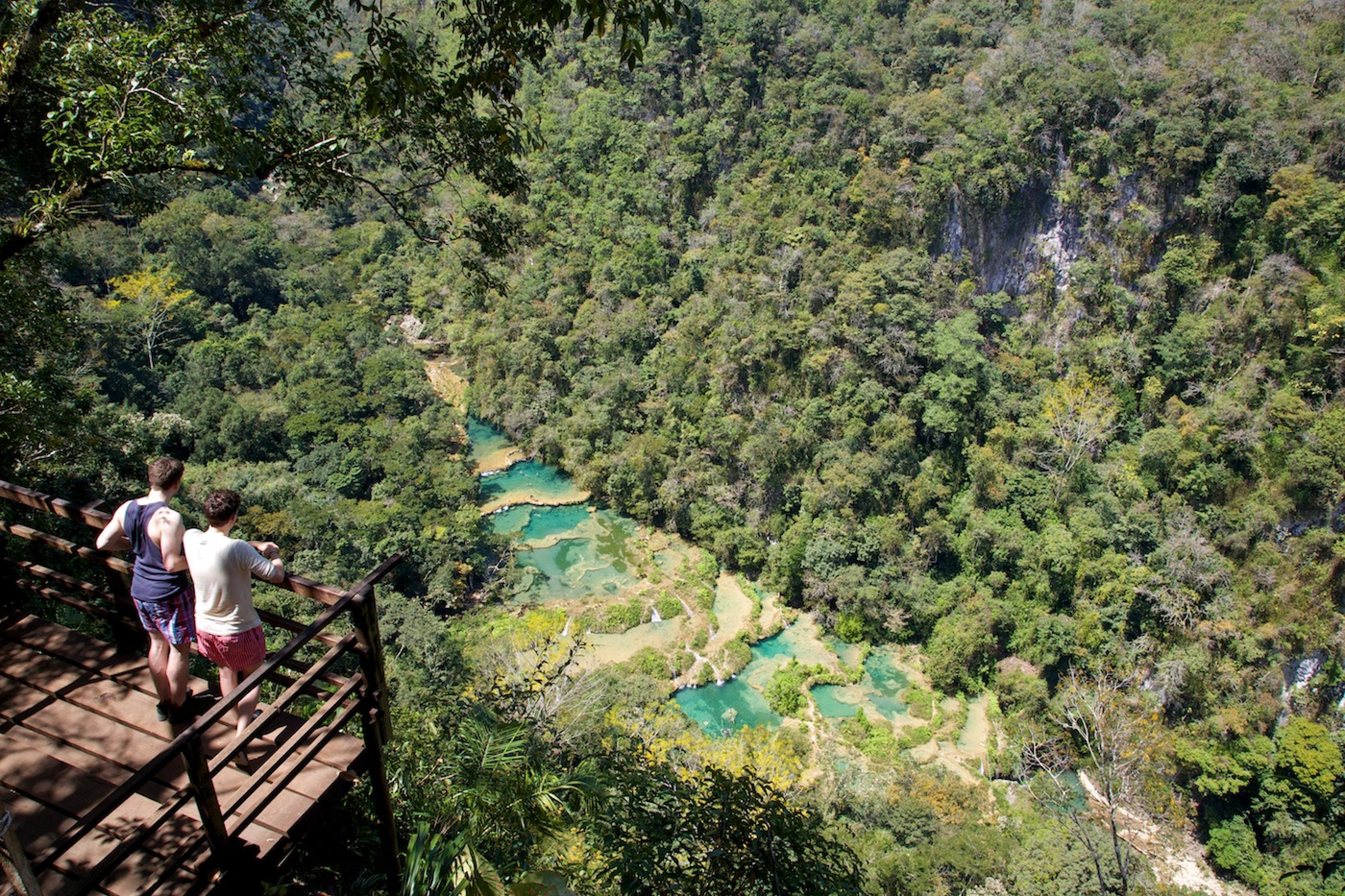 Semuc Champey s Turquoise Pools Central Highlands Guatemala