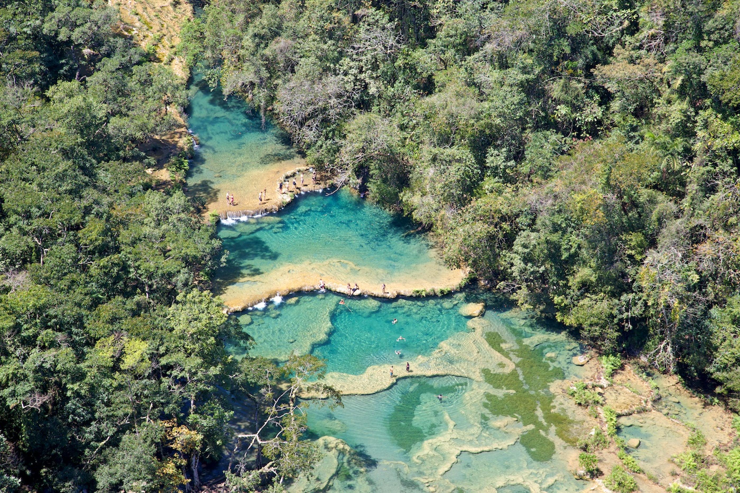 Semuc Champey s Turquoise Pools Central Highlands Guatemala