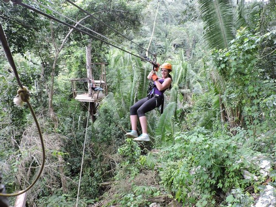 Cave Tubing and Zip Lining Adventure Photo