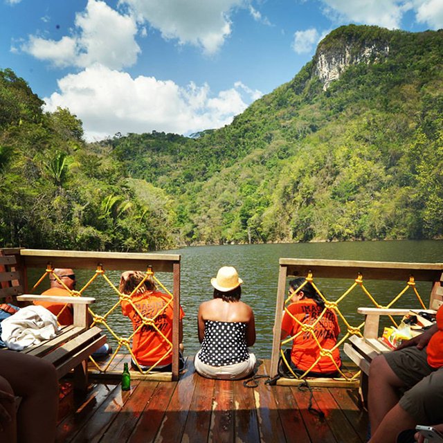 Jungle Pontoon Waterfall Adventure Tour Photo