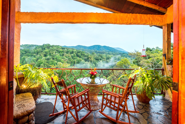 The Peace Lodge at La Paz Waterfall Photo