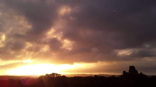 Majestic Tikal Sunset  Photo