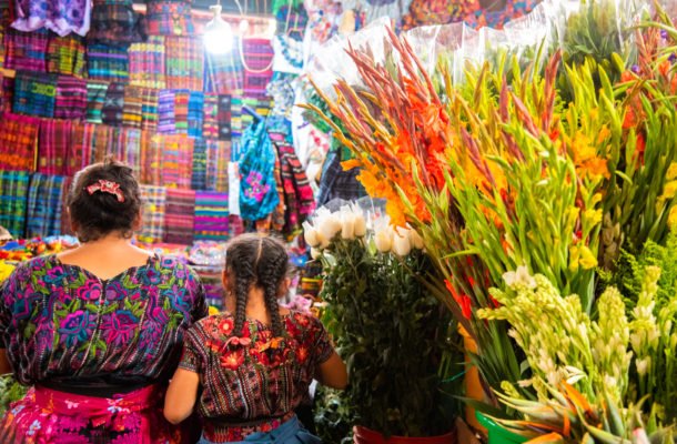 Chichicastenango Local Market Photo