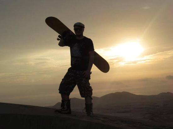 Sandboarding in Lima Photo