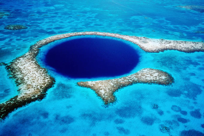 Blue Hole Tour by Air Photo