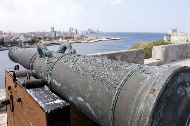 Cannon Shot Beyond the Bay Photo