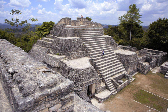 Caracol Mayan Site with Rio Frio Cave and Big Rock Falls (GM) Photo