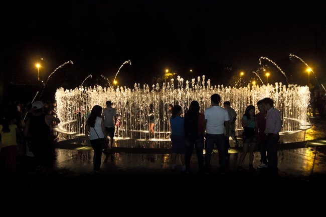 Ciudad de Noche y Fuentes de Lima Photo