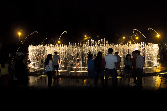 City Night + Fountains of Lima Photo