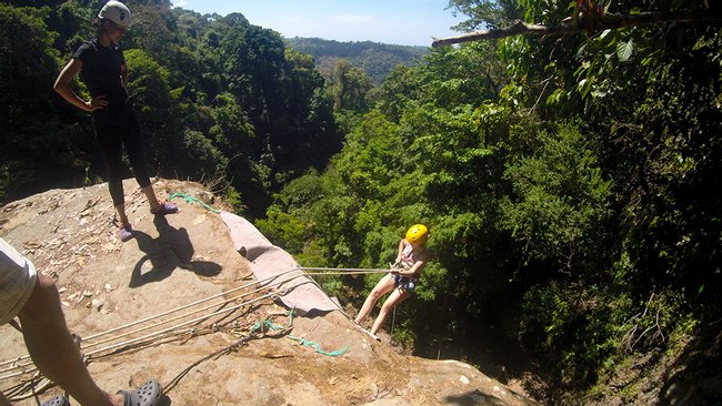 Diamante Verde Rappelling Overnight Photo