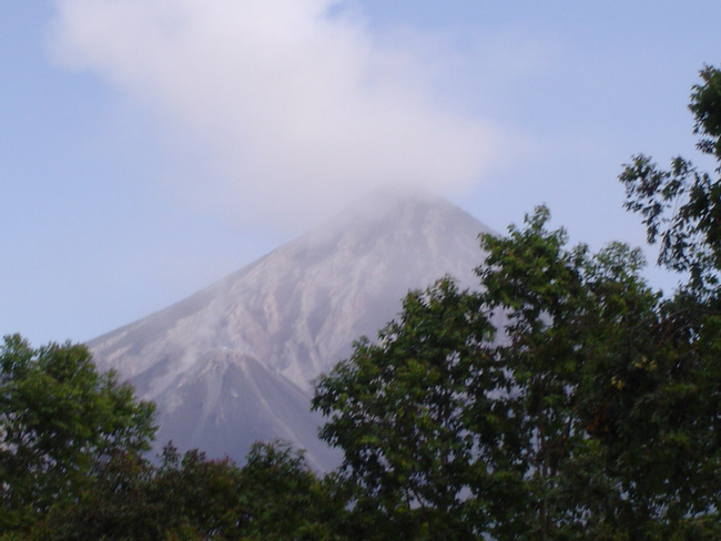 Sneak Peek of Santiaguito Volcano Photo