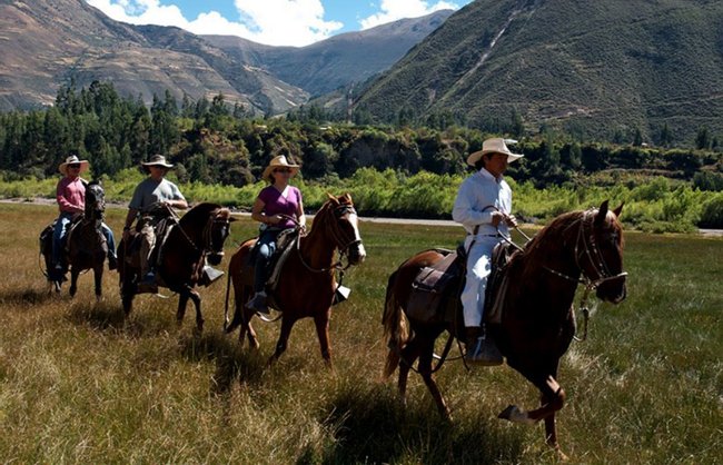 Horseback Riding at Sacsayhuaman Photo