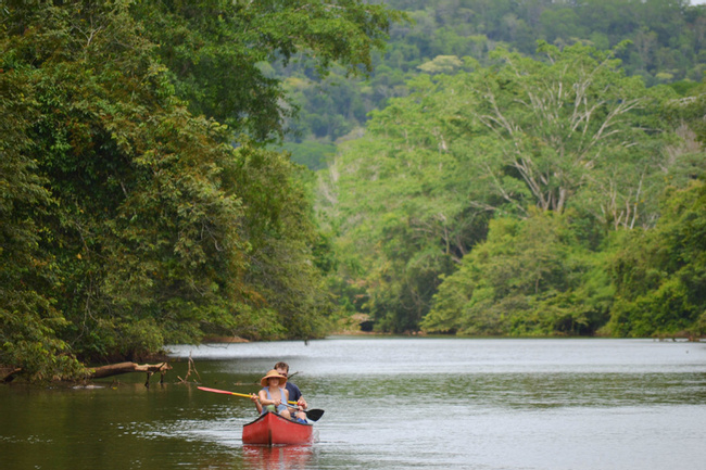 Macal River Canoeing Photo