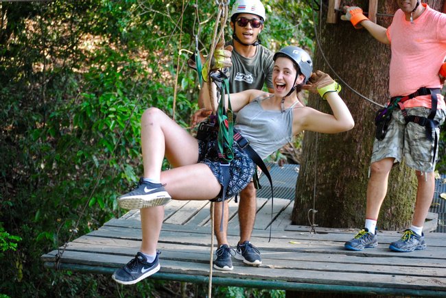 Tour de canopy en Mal País Photo