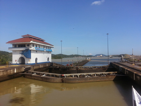 Partial Transit of the Panama Canal  Photo