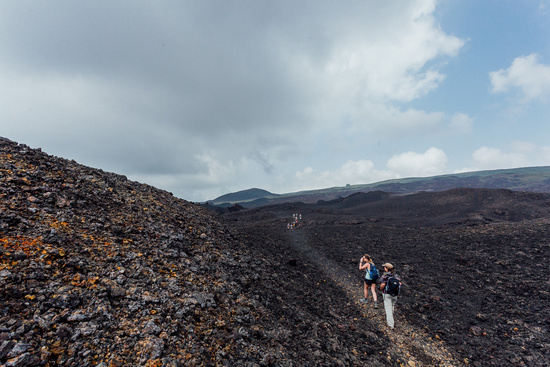 Sierra Negra Volcano and Chico Volcano Photo