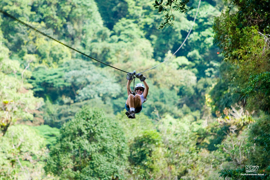 Sky Tram, Sky Trek and Sky Walk Arenal Photo