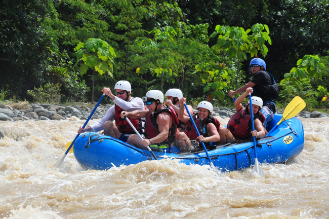 Rafting on the Naranjo River Photo