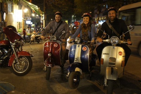 Vespa Tour of Hanoi After Dark Photo