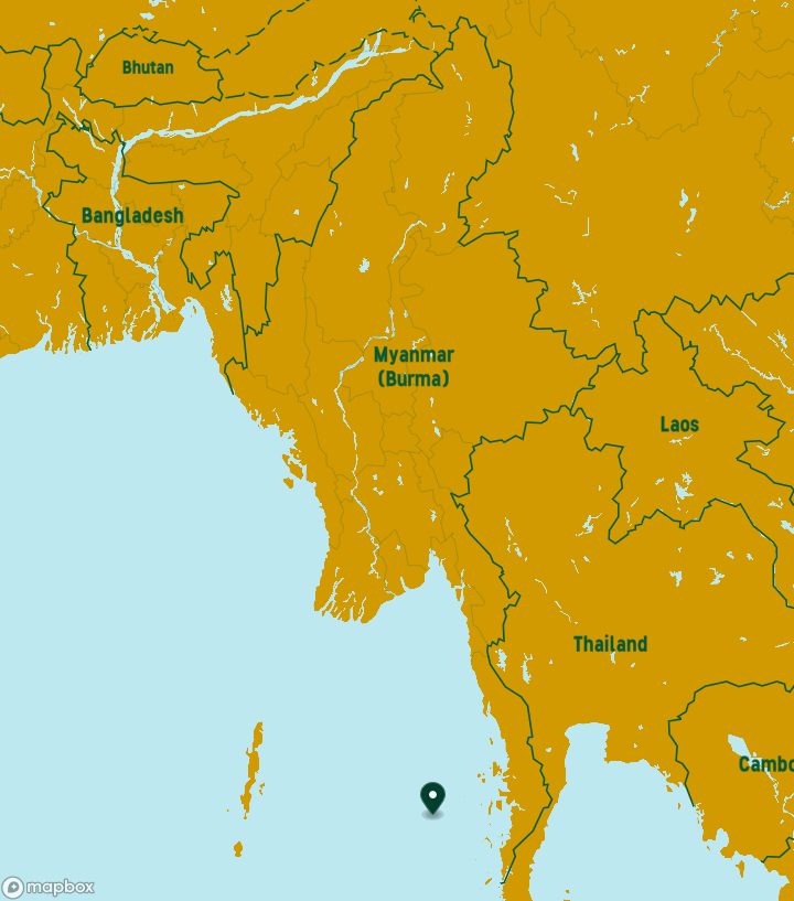 Myanmar Destinations Map